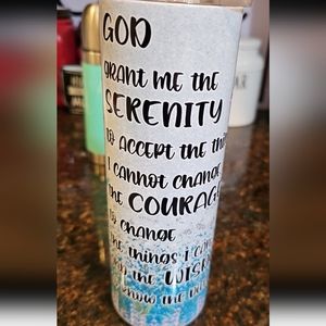 Tumbler Cup (The Serenity prayer)